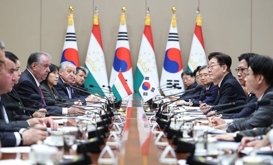 한·타지키스탄 정상회담