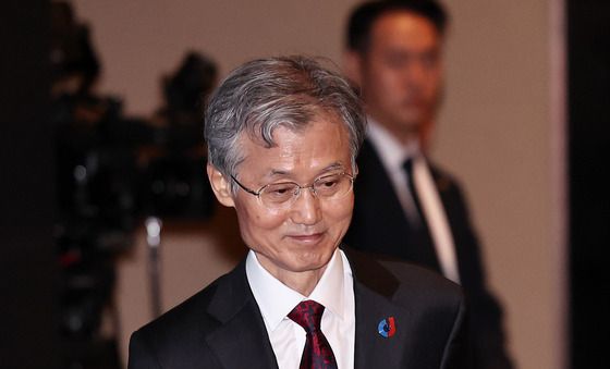 법률문화상 시상식 참석하는 조희대 대법원장