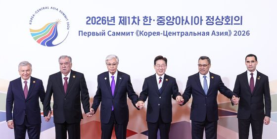 제1차 한·중앙아시아 정상회의 기념촬영
