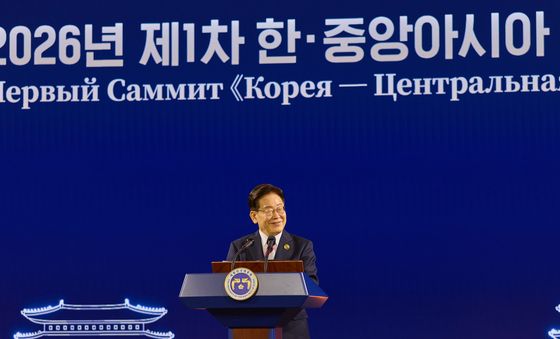 만찬사하는 이재명 대통령