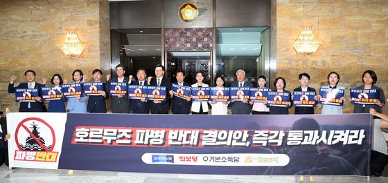 '호르무즈 파병 반대' 외치는 개혁진보 4당