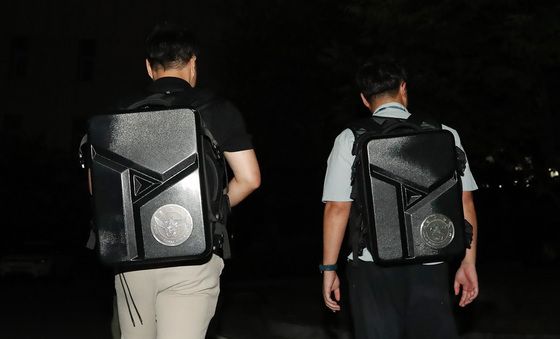 선관위 특검, 대구선관위 압수수색 종료