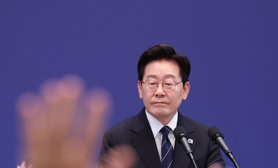 질문 받는 이재명 대통령