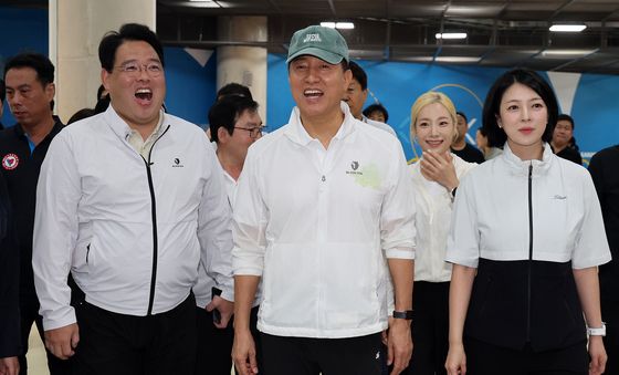 문정역 펀 스테이션 둘러보는 오세훈 시장
