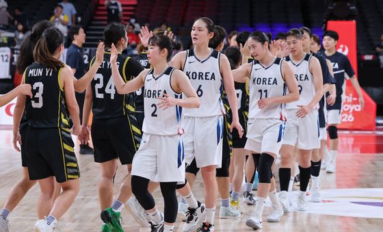 말레이시아전 106-40 대승 거둔 여자농구