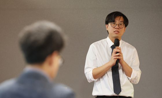 사업 성과 발표하는 윤상우 벳플럭스 대표