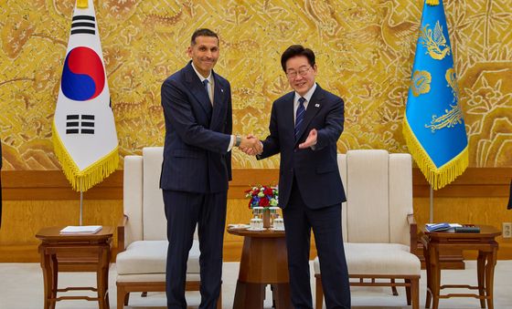이재명 대통령, 칼둔 UAE 행정청장 접견