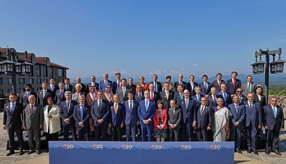 'G20 재무장관회의 중앙은행 총재회의' 기념촬영