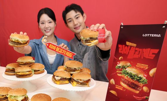 한국인 근본 '매운 맛' 더한 롯데리아 신메뉴