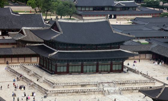 경복궁 근정전 월대 출입 제한