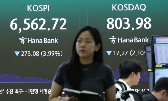 중동 전운 고조...코스피·코스닥 동반 하락