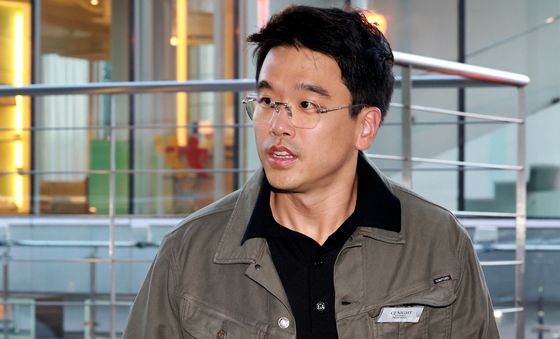 CJ 나이트 행사 참석하는 이선호 CJ 미래기획그룹장이