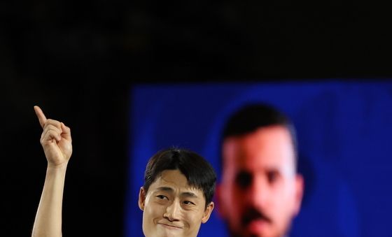 환호하는 이준석