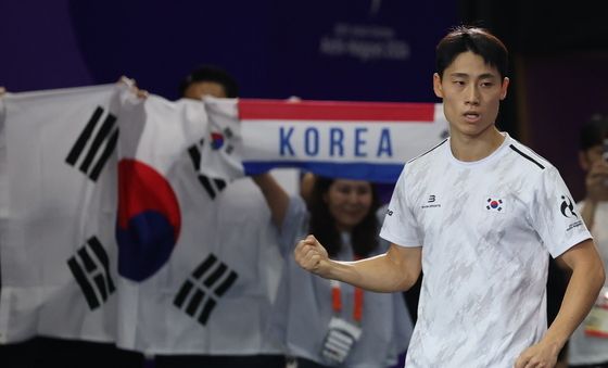 이준석 '테크볼 초대 챔피언을 향해'