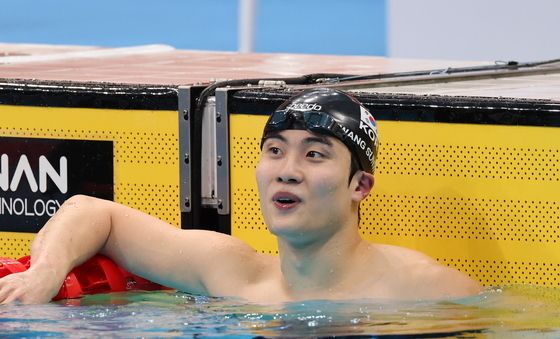 동메달 획득한 황선우
