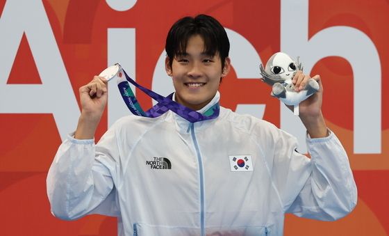 김영범, 첫 AG 출전에 값진 은메달