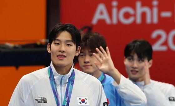 은메달 김영범·동메달 황선우