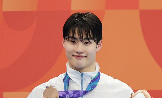 황선우, 100m 자유형 동메달