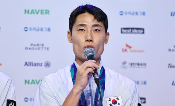 금메달 소감 밝히는 이준석