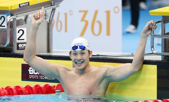 '아시안게임 신기록' 김영범, 50m 예선 조 1위로 결승행