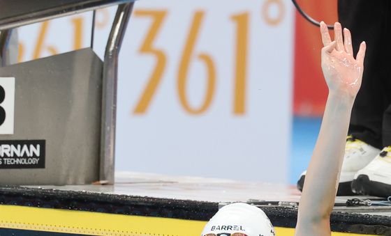 '배영 샛별' 김승원, 아시안게임 첫 출전에 조1위
