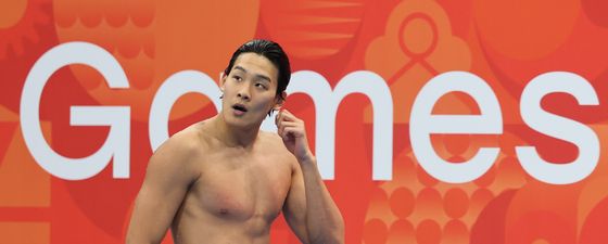 '단거리 샛별' 김영범, 자유형 50m 대회新