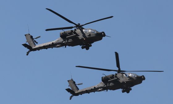 AH-64E 기동시범