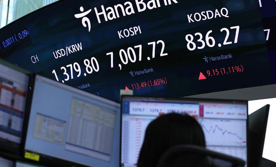 7000선 탈환한 코스피