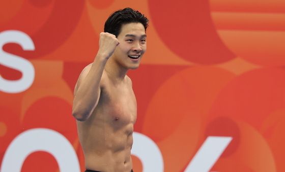 금메달 김영범 '주먹 불끈'