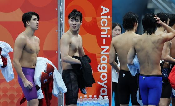 남자 계영 800m '아쉬운 동메달'
