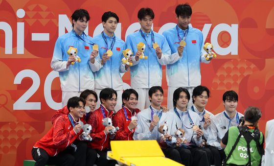 남자 계영 800m 동메달 획득