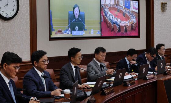 한성숙 총리, 국무회의 모두발언