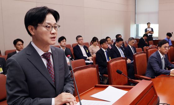 '대미투자' 사전보고하는 김정관 장관