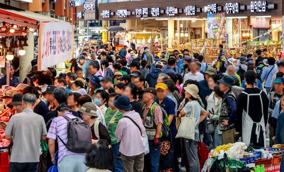 북적이는 전통시장