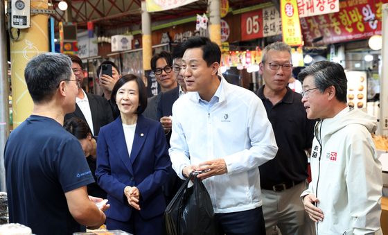 추석민심 살피는 오세훈 시장