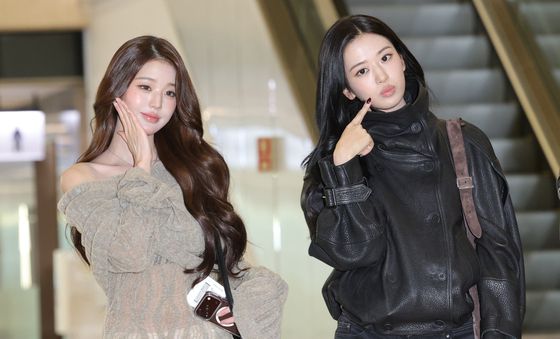 장원영·안유진, K-공주님들의 눈부신 출국길