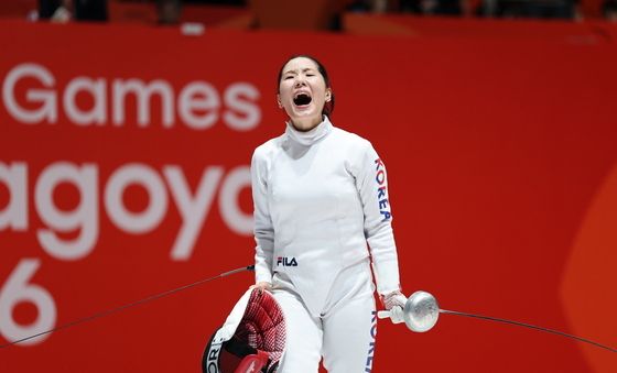 포효하는 송세라 '결승이다!'