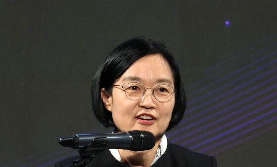 축사하는 한성숙 총리