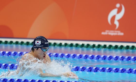 400m 혼계영 결승 평영 최동열