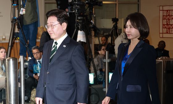 유엔본부 들어서는 이재명 대통령