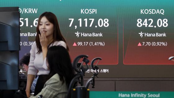 상승 출발하는 코스피·코스닥