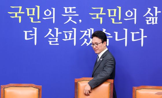 최고위 참석하는 김민석 대표