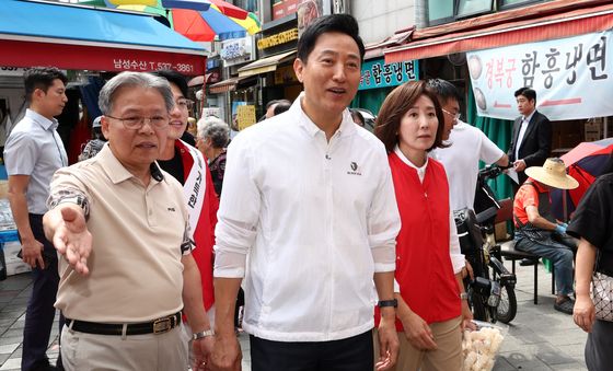 남성사게시장 찾은 오세훈 시장