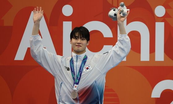 황선우 '남자 자유형 200m 은메달'