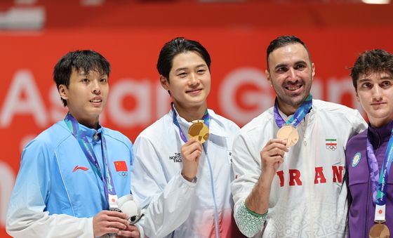 오상욱 금메달, 대회 2연패 달성