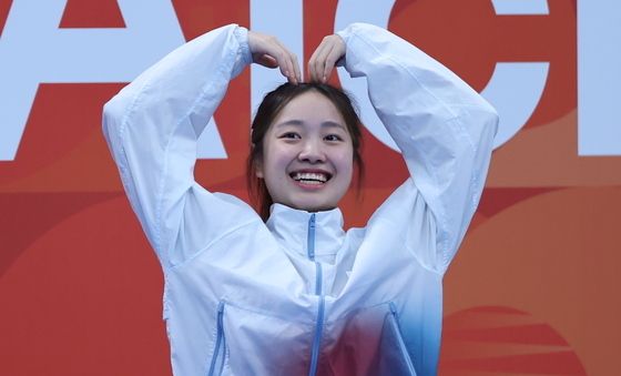 은메달 박시은, '천사의 하트'