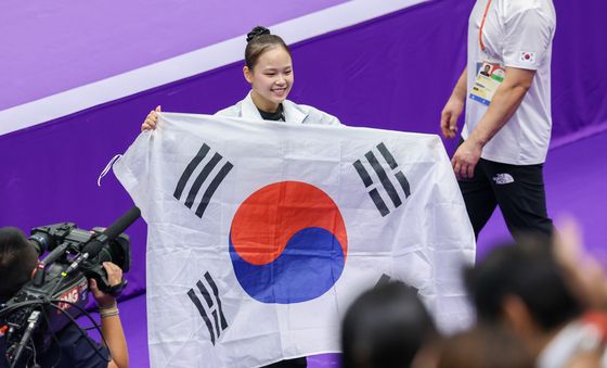 여서정, 기계체조 도마 금메달