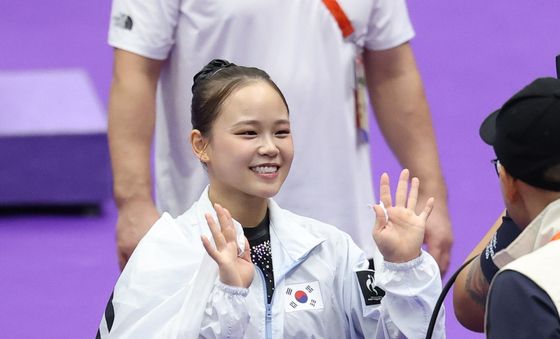 여서정 '금메달 땄어요'