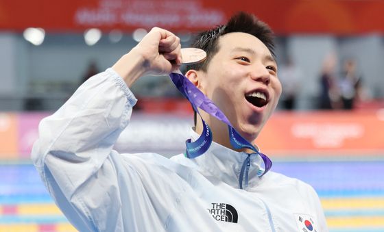 조성재, 동메달 미소