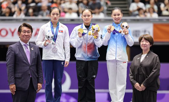 '라이벌' 안창옥 꺾고 금메달 차지한 여서정